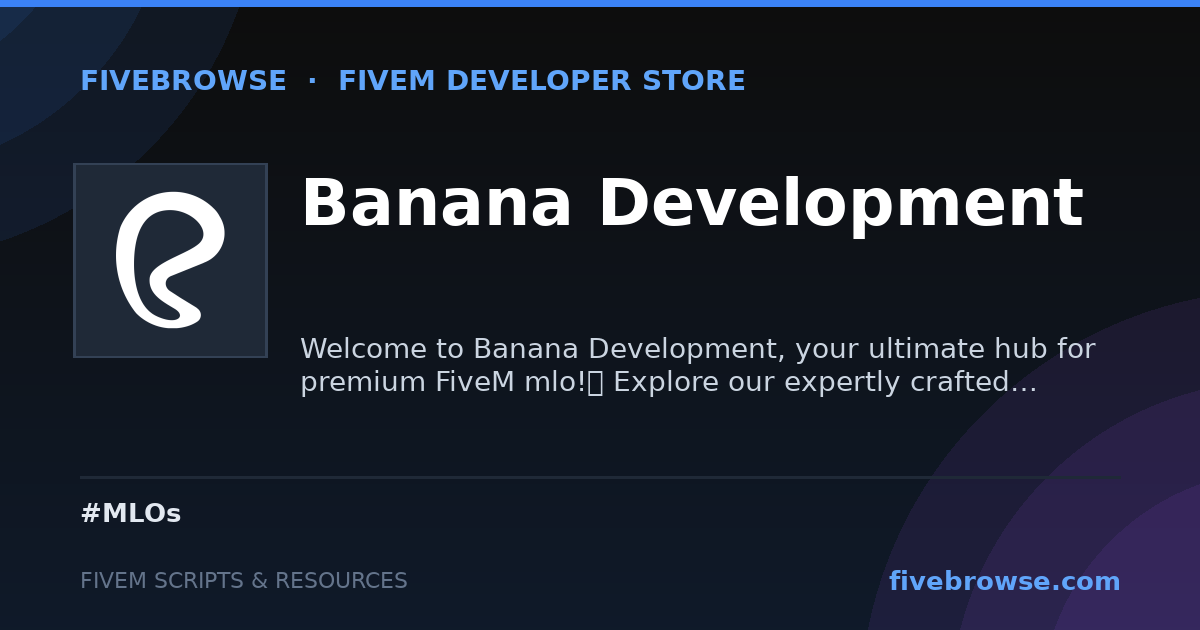 Banana Development - FiveM Scripts & Mods Store | FiveBrowse
