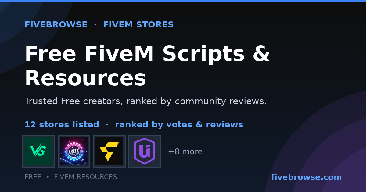 Free FiveM Scripts & Resources | FiveBrowse